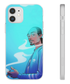 American Rapper Snoop Dogg Smoking Cool Blue iPhone 12 Case RM0310
