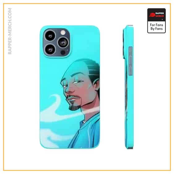 American Rapper Snoop Dogg Smoking Dope Blue iPhone 13 Case RM0310