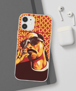 American Rapper Snoop Dogg Smoking Pop Art iPhone 12 Bumper RM0310