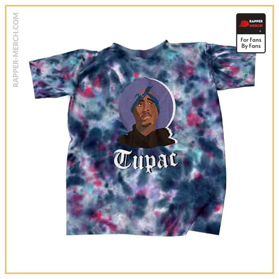 American Rapper Tupac Makaveli Tie Dye T-Shirt RM0310