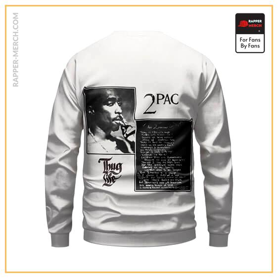 And 2morrow 2Pac Shakur Song Tribute Art Sweater RM0310