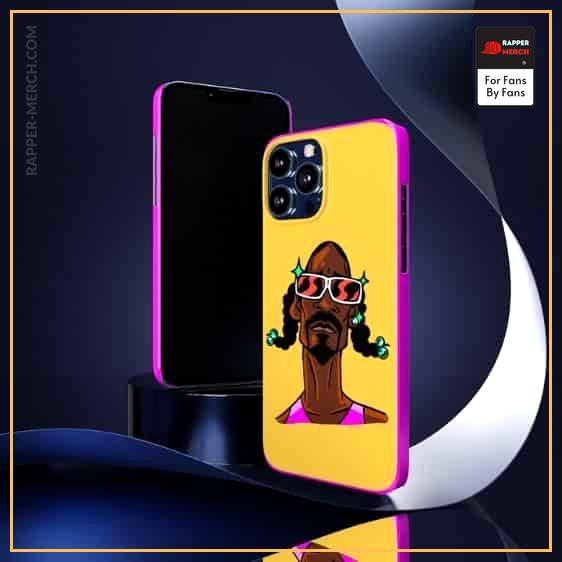 Animated Snoop Dogg Braids Hair Design Cool iPhone 13 Case RM0310