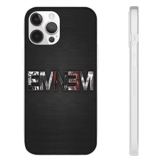 Awesome Eminem Logo Nero Gray iPhone 12 Bumper Cover RM0310