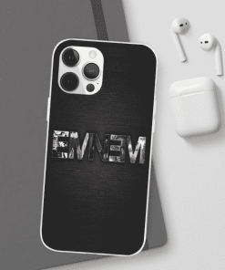 Awesome Eminem Logo Nero Gray iPhone 12 Bumper Cover RM0310