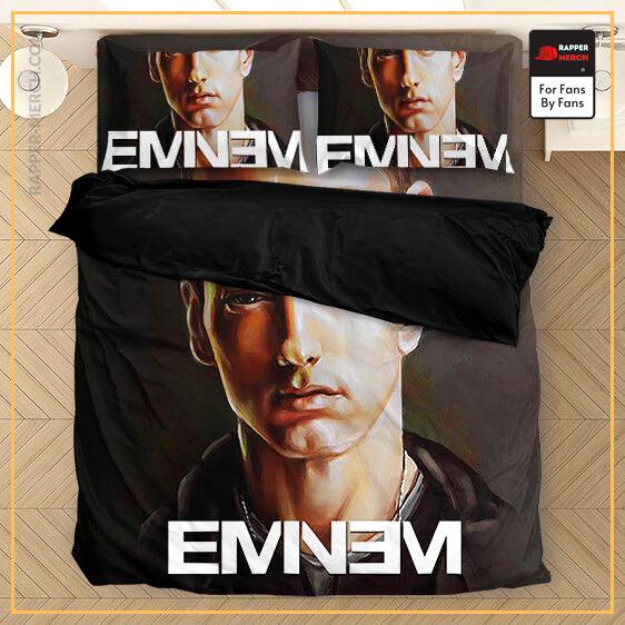 Awesome Realistic Eminem Portrait Image Bedclothes RM0310