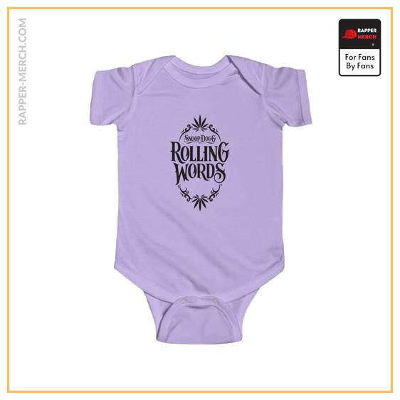 Awesome Rolling Words Snoop Dogg Minimalistic Baby Onesie RM0310