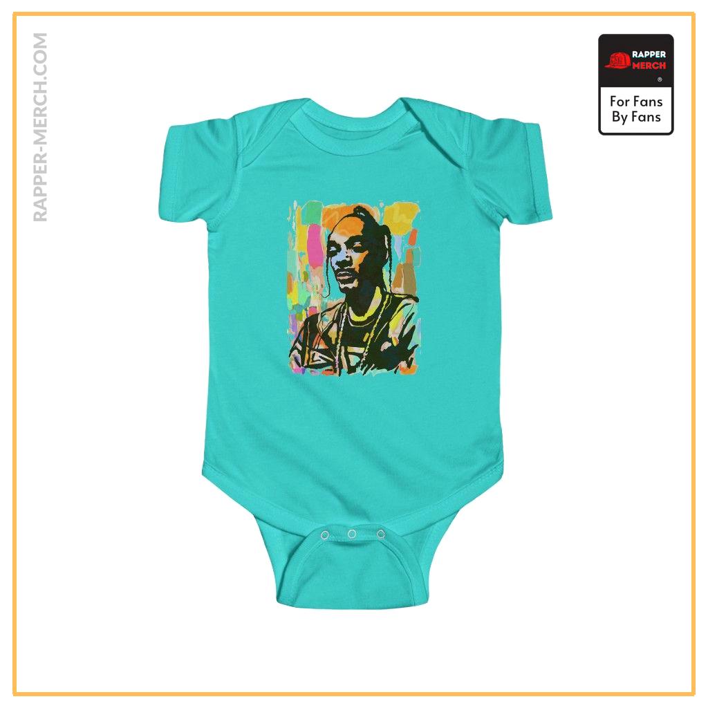 Awesome Snoop Dogg Colorful Portrait Art Design Baby Bodysuit RM0310