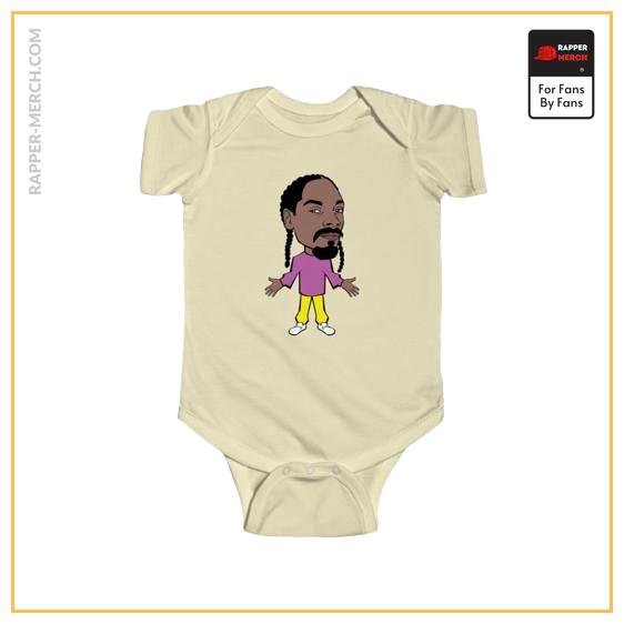 Awesome Snoop Dogg In Casual Caricature Art Baby Romper RM0310