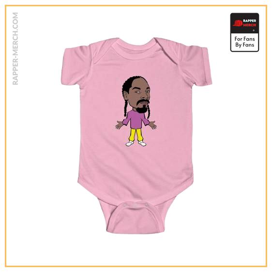 Awesome Snoop Dogg In Casual Caricature Art Baby Romper RM0310