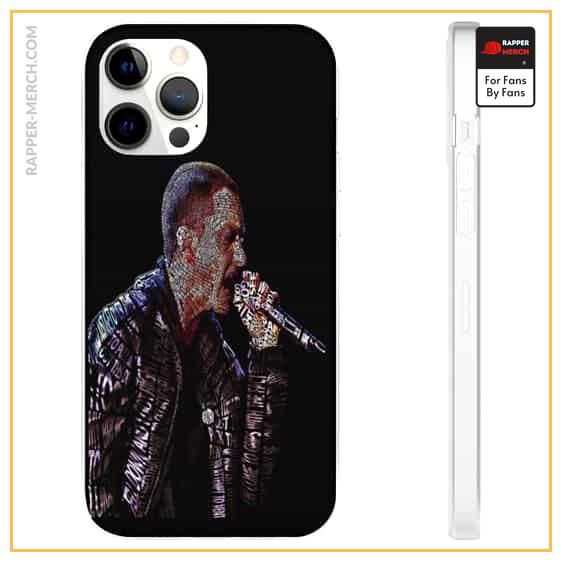 Awesome Typography Portrait Eminem iPhone 12 Fitted Case RM0310