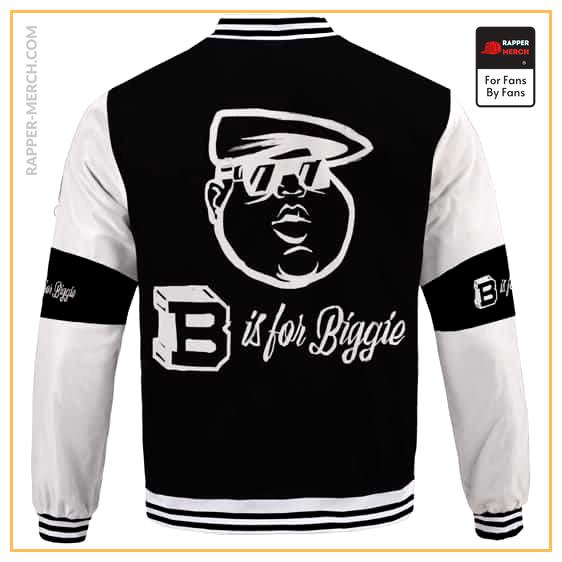 B Is for Biggie East Coast Rap Icon Dope Varsity Jacket RP0310