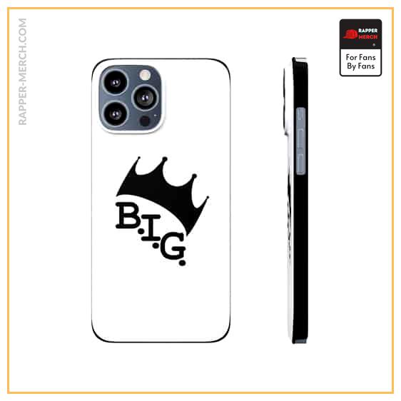 B.I.G Crown Logo Minimalist White iPhone 13 Fitted Case RP0310