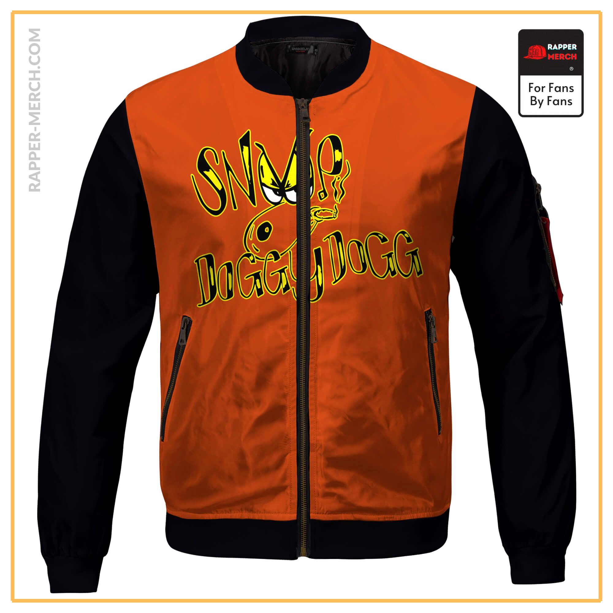 Dope Snoop Doggy Dogg Classic Logo Orange Varsity Jacket RM0310