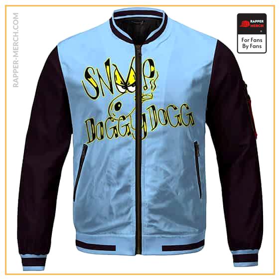 King Of West Coast Snoop Dogg Cartoon Sky Blue Varsity Jacket RM0310