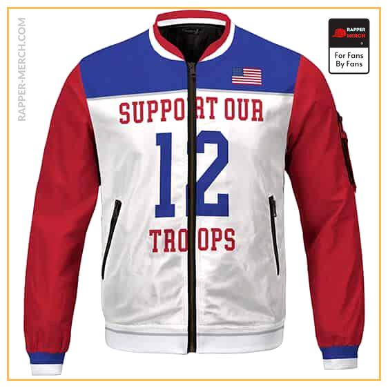 Snoop Dogg Support Our Troops Cool Design Bomber Jacket RM0310