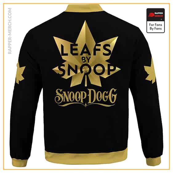 Leafs By Snoop Dogg Cannabis Brand Logo Letterman Jacket RM0310