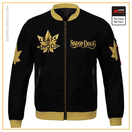 Leafs By Snoop Dogg Cannabis Brand Logo Letterman Jacket RM0310