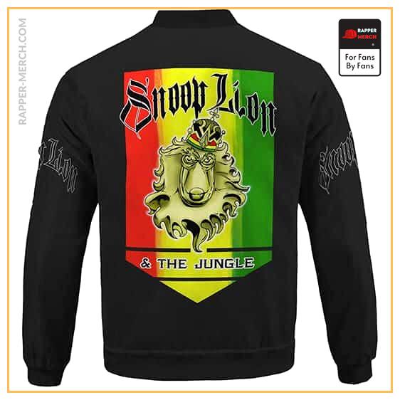 Rastafarian Colors Snoop Lion And The Jungle Bomber Jacket RM0310