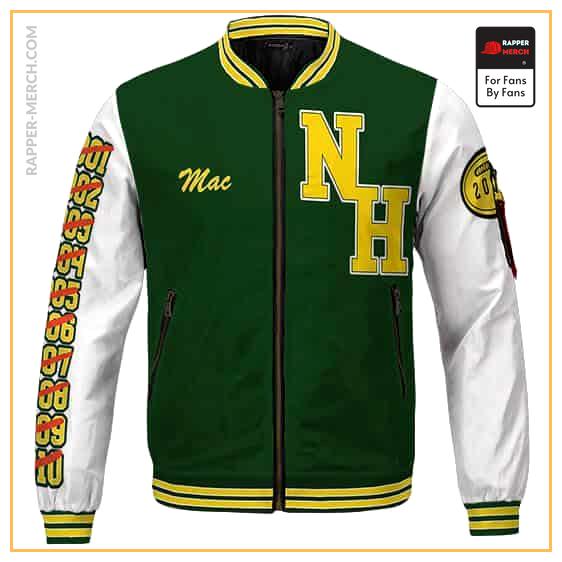 Cool Snoop Dogg N. Hale High Dog Logo Varsity Jacket RM0310