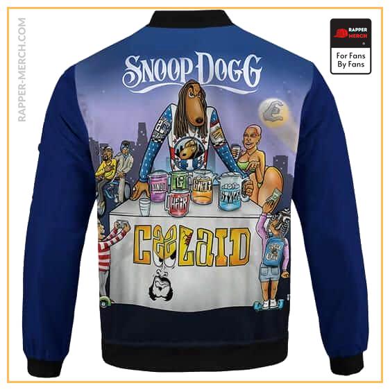 Coolaid Album Cover Snoop Dogg Navy Blue Letterman Jacket RM0310