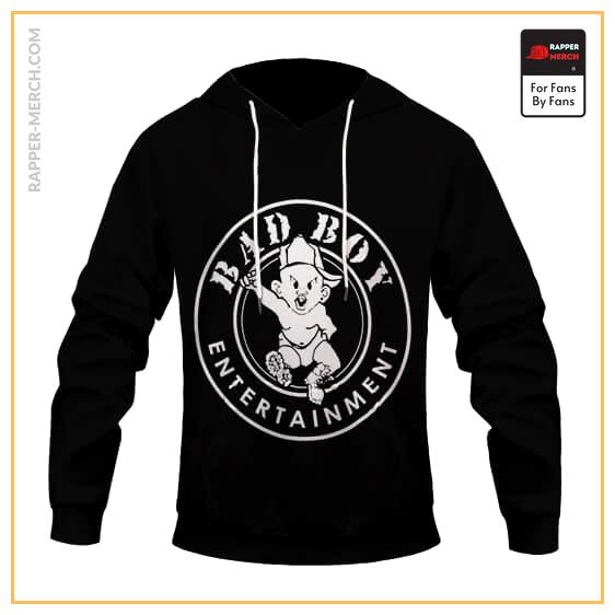 Bad Boy Entertainment Records Logo Black Pullover Hoodie RP0310