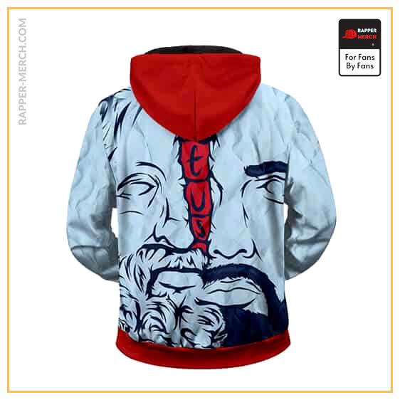 Badass Eminem & Zeus Face Artwork Zip Up Hoodie Jacket RM0310