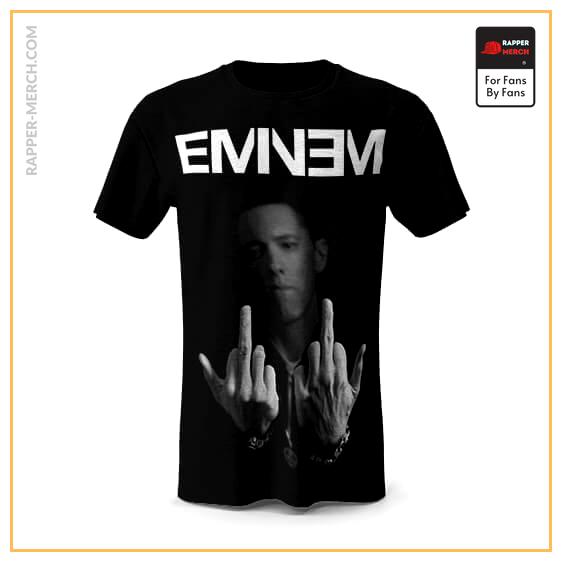 Badass Slim Shady Eminem Middle Finger T-Shirt RM0310