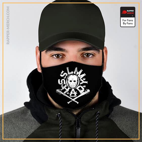 Badass Slim Shady Hockey Mask Artwork Black Face Mask RM0310