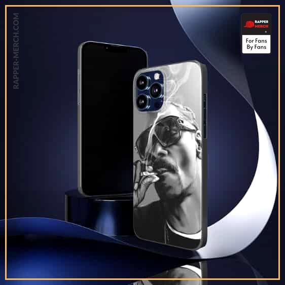 Badass Snoop Dogg Smoking Portrait Design iPhone 13 Case RM0310