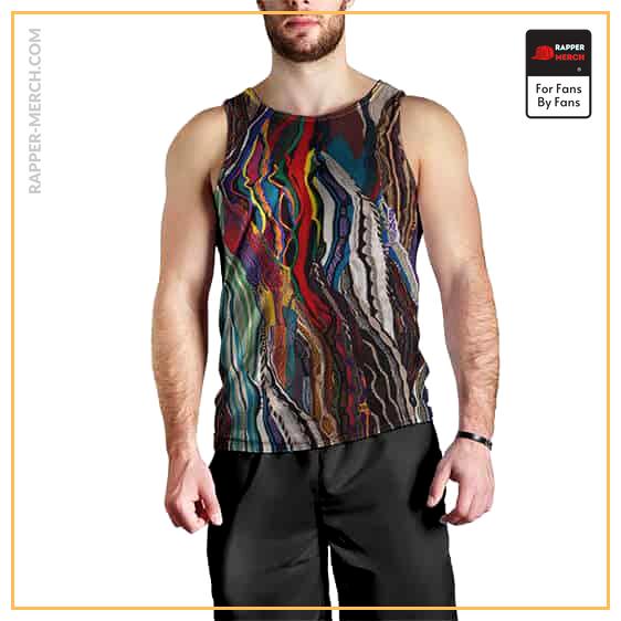 Biggie Coogi Sweater Abstract Pattern Singlet RP0310