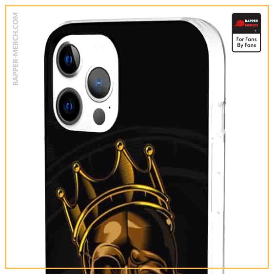Biggie Golden Skull And Crown Tribute Black iPhone 12 Case RP0310
