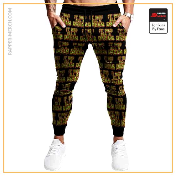 Biggie It Was All A Dream Drip Typography Art Pattern Joggers RP0310
