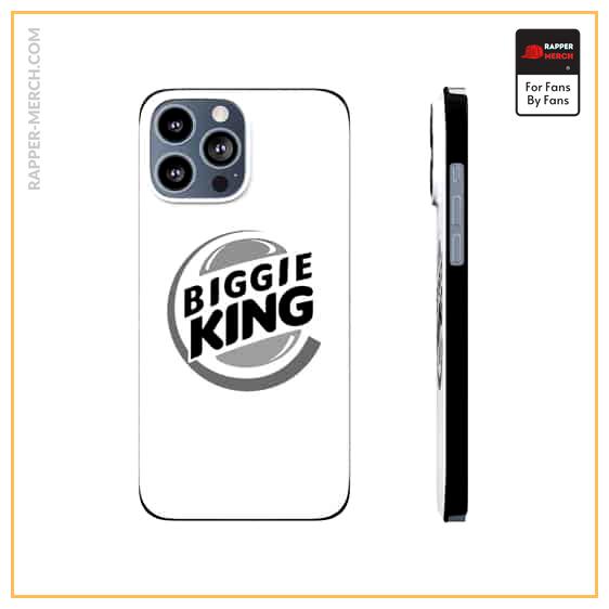 Biggie King Monochrome Parody Logo iPhone 13 Fitted Case RP0310
