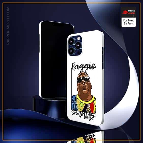 Biggie Smalls Artwork White iPhone 13 Fitted Cover RP0310