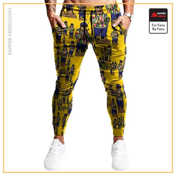 Biggie Smalls Counting Money Cartoon Pattern Cool Joggers RP0310