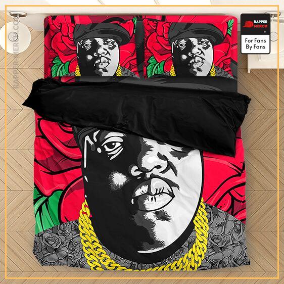 Biggie Smalls East Coast Rap Legacy Rose Tribute Bed Linen RP0310