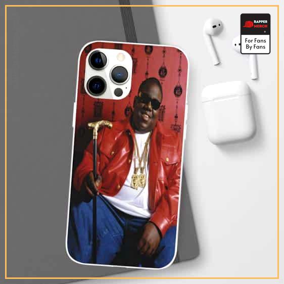 Biggie Smalls Happy Vibe Holding His Cane iPhone 12 Cover RP0310