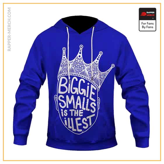 Biggie Smalls Is The Illest Face Crown Art Pullover Hoodie RP0310