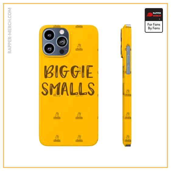 Biggie Smalls Mini Icon Pattern Yellow iPhone 13 Case RP0310