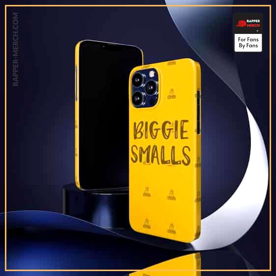 Biggie Smalls Mini Icon Pattern Yellow iPhone 13 Case RP0310