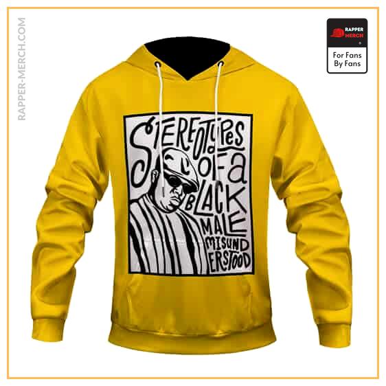 Biggie Smalls Stereotypes Of Black Male Cool Yellow Hoodie RP0310