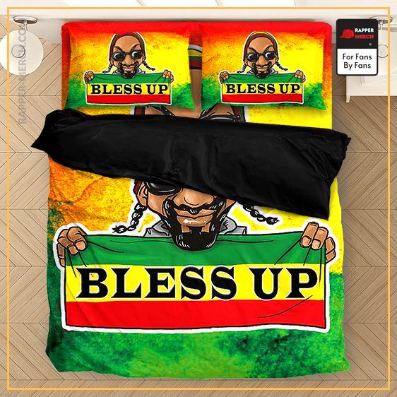 Bless Up Snoop Dogg Reggae Caricature Art Bedclothes RM0310