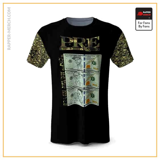 Blu Boyz P.R.E. Logo Dolphin Gun Money Camo Black T-shirt RM0310