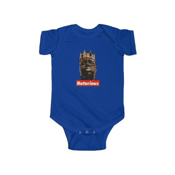 Brooklyn Rapper The Notorious BIG Art Dope Baby Bodysuit RP0310
