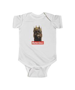 Brooklyn Rapper The Notorious BIG Art Dope Baby Bodysuit RP0310