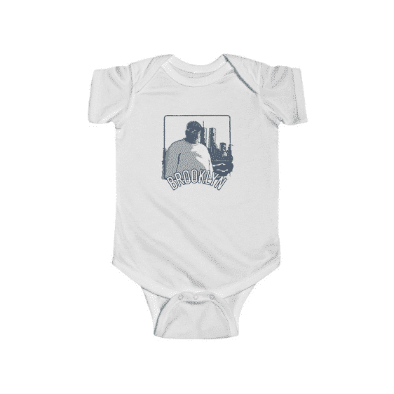 Brooklyn's Finest The Notorious BIG Art Awesome Baby Romper RP0310