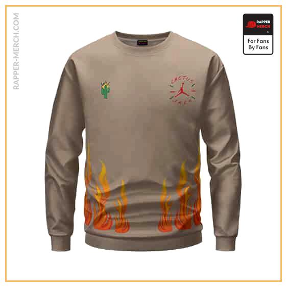 Cactus Jack X Nike Jordan Travis Scott Flames Epic Sweater RM0410
