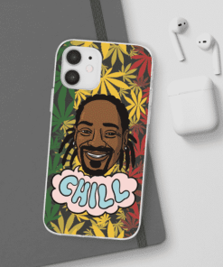 Chill Snoop Dogg Cartoon Head Rastaman iPhone 12 Cover RM0310