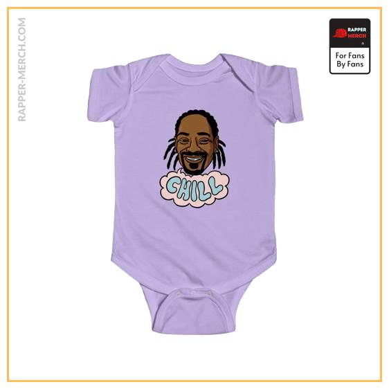 Chillin Snoop Doggy Dogg Minimalistic Portrait Art Baby Bodysuit RM0310