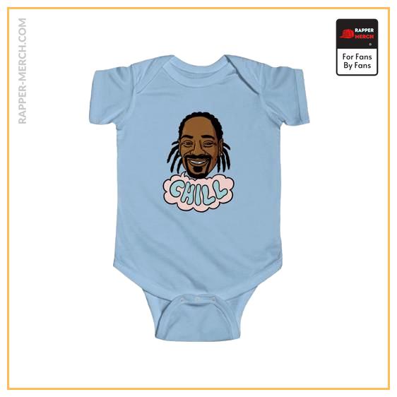 Chillin Snoop Doggy Dogg Minimalistic Portrait Art Baby Bodysuit RM0310
